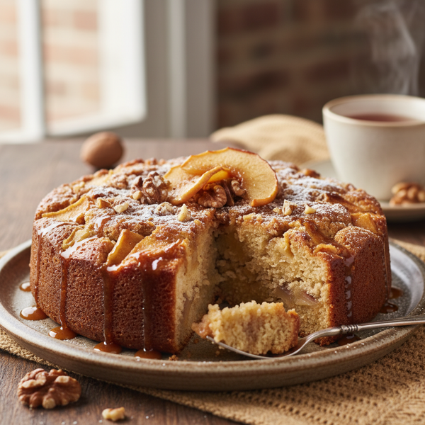 Moist Apple Walnut Delight recipe