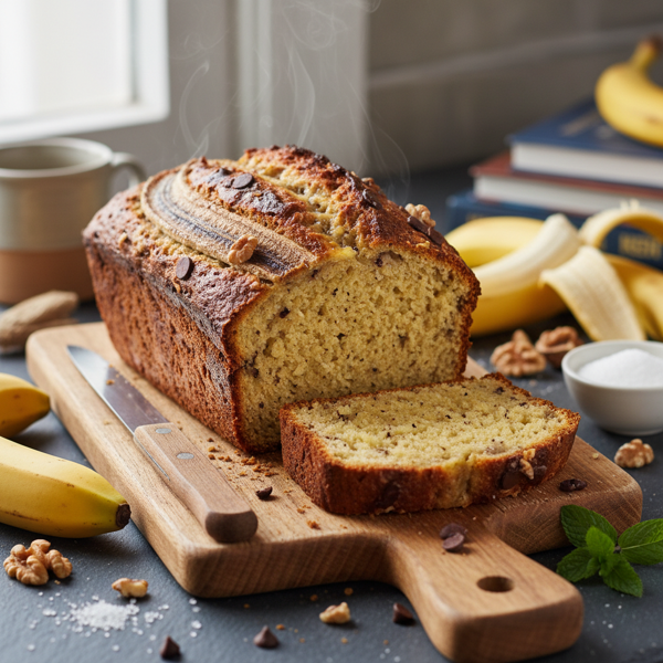 Moist Banana Artisan Bread recipe