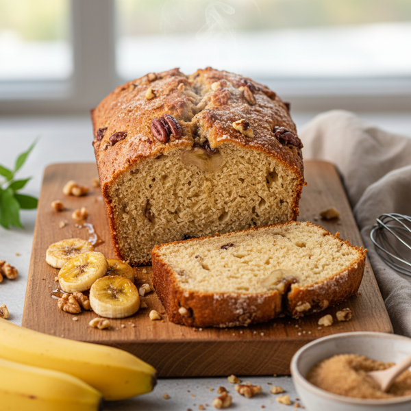 Moist Banana Bliss Bread recipe
