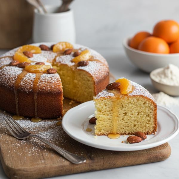 Moist Clementine Almond Cake recipe