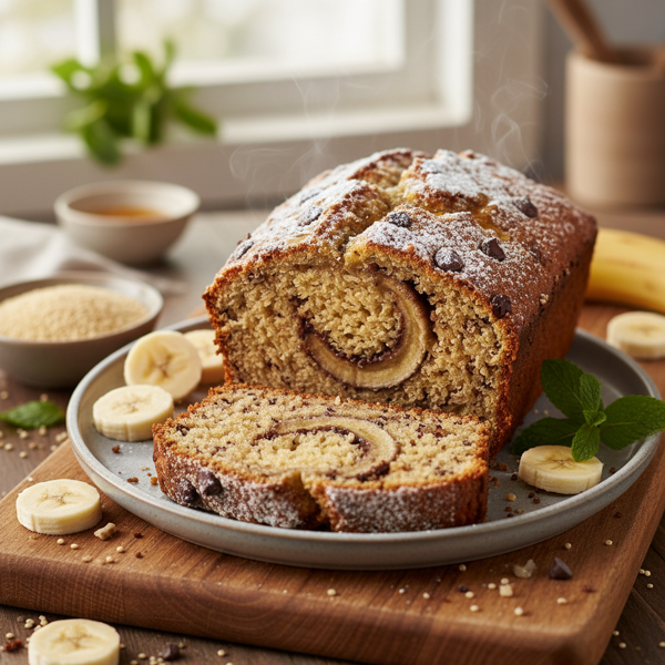 Moist Quinoa Banana Bread recipe