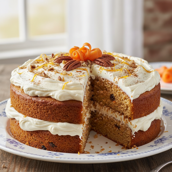 Moist Splenda Carrot Delight Cake recipe