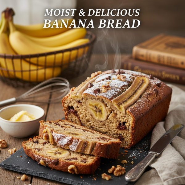 Moist & Delicious Banana Bread Delight recipe
