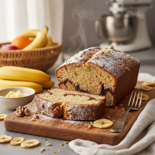 Moist & Flavorful Banana Pound Cake recipe
