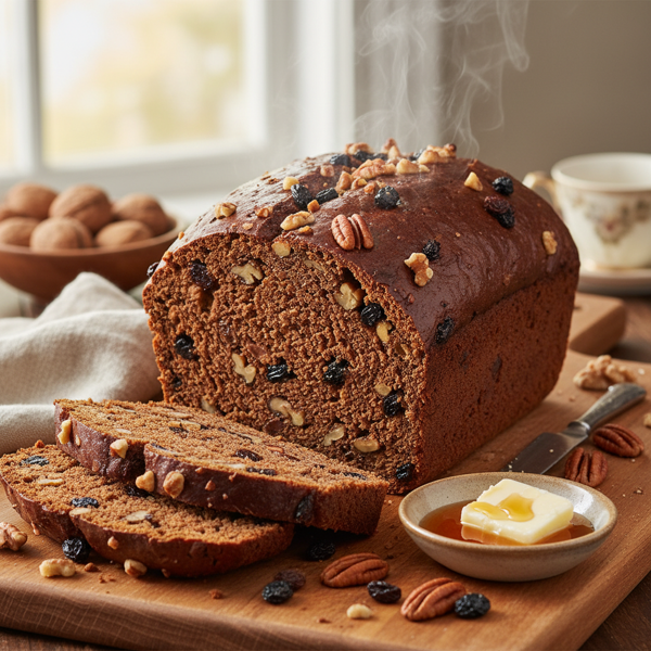 Moist and Nutty Steamed Brown Bread recipe