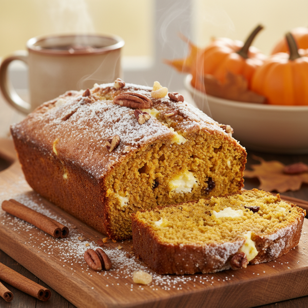Moist and Spiced Pumpkin Bread Delight recipe