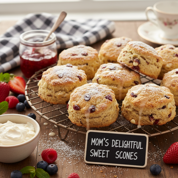 Mom's Delightful Sweet Scones recipe