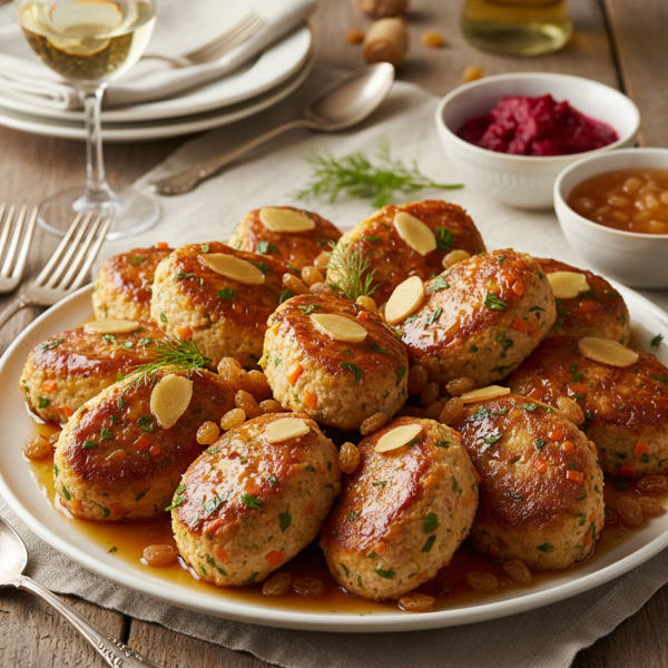 Mom's Irresistible Sweet Galician Gefilte Fish recipe