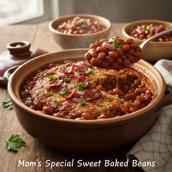 Mom's Special Sweet Baked Beans recipe