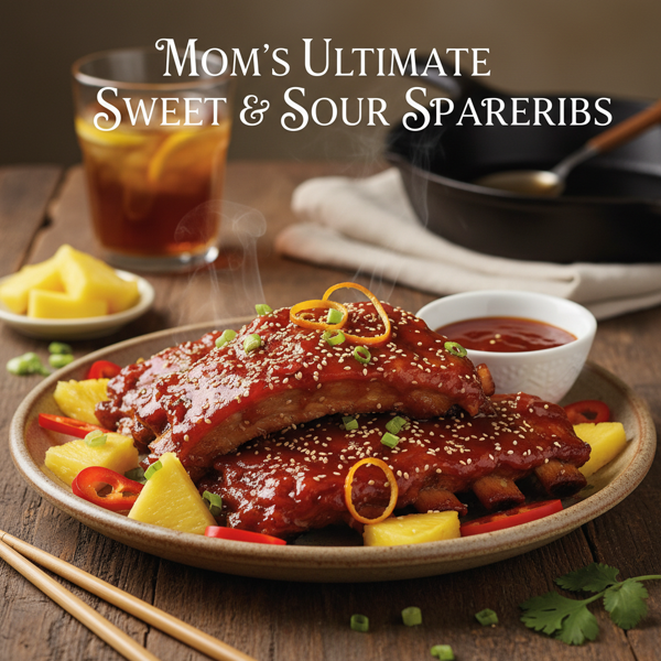 Mom's Ultimate Sweet & Sour Spareribs recipe