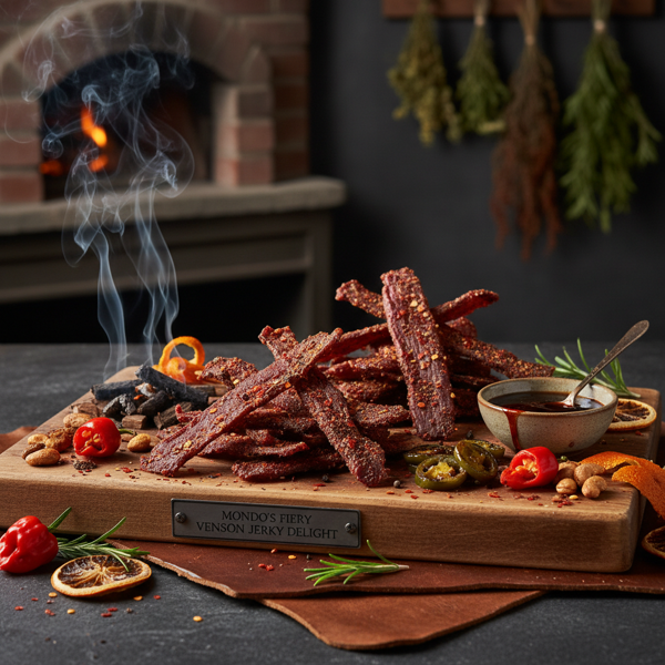 Mondo's Fiery Venison Jerky Delight recipe