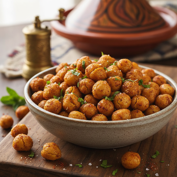 Moroccan-Spiced Crispy Chickpeas recipe