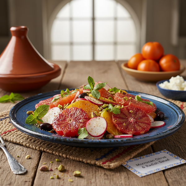 Moroccan Citrus and Radish Salad Delight recipe