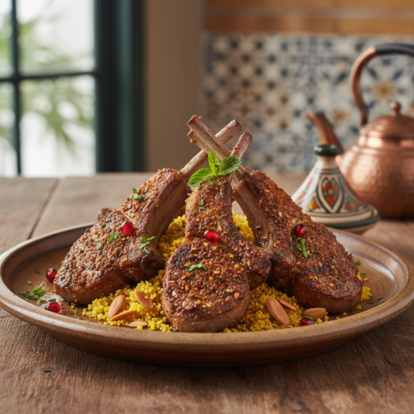 Moroccan Spice-Infused Lamb Chops recipe