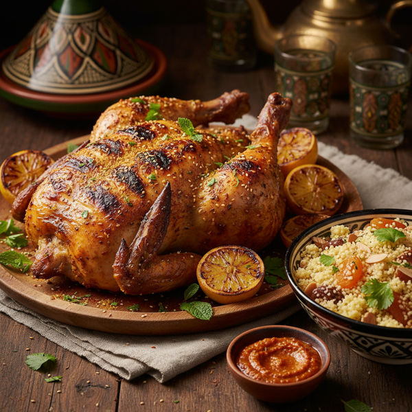 Moroccan Spiced Grilled Chicken recipe