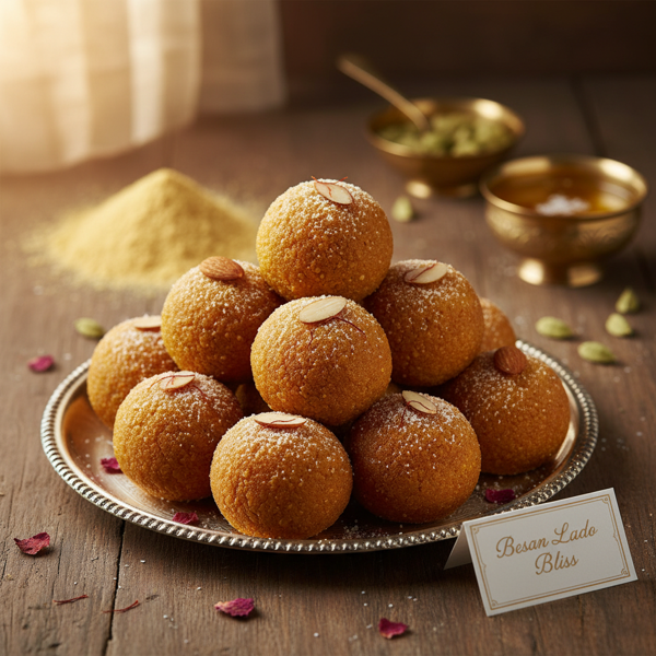 Mouthwatering Besan Ladoo Bliss recipe