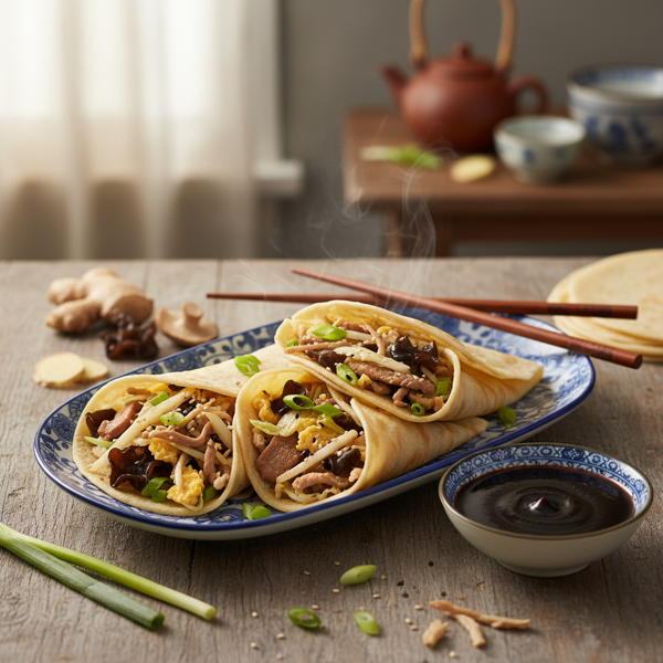 Mouthwatering Mu Shu Pork Delight recipe