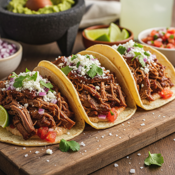 Mouthwatering Slow Cooker Shredded Beef Tacos recipe