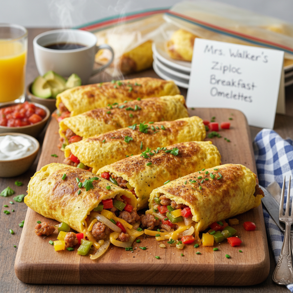 Mrs. Walker's Ziploc Breakfast Omelettes recipe