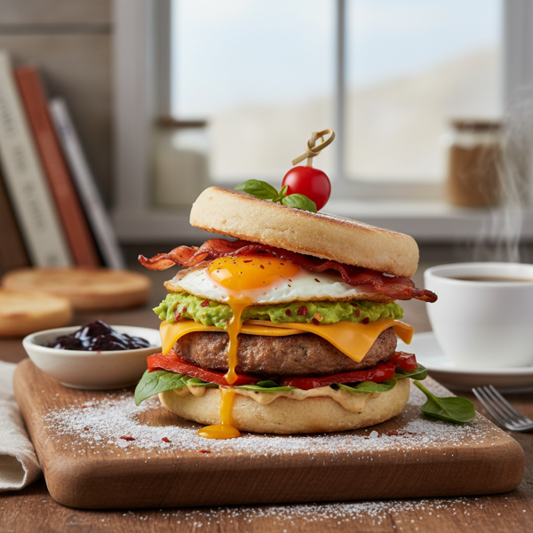 Muffin Surprise Sandwich recipe