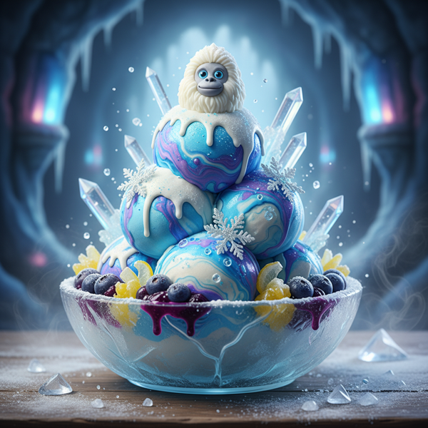 Mystical Yeti Ice Cream Delight recipe