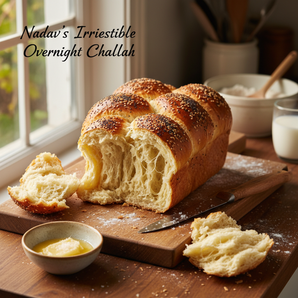 Nadav's Irresistible Overnight Challah recipe