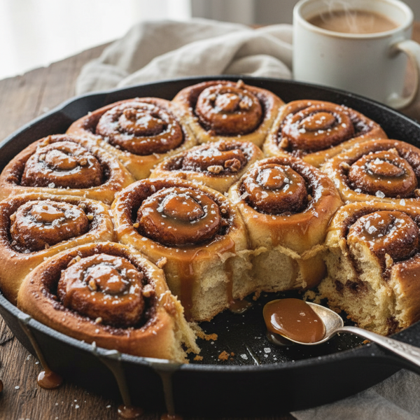 Nana's Decadent Caramel Cinnamon Rolls recipe