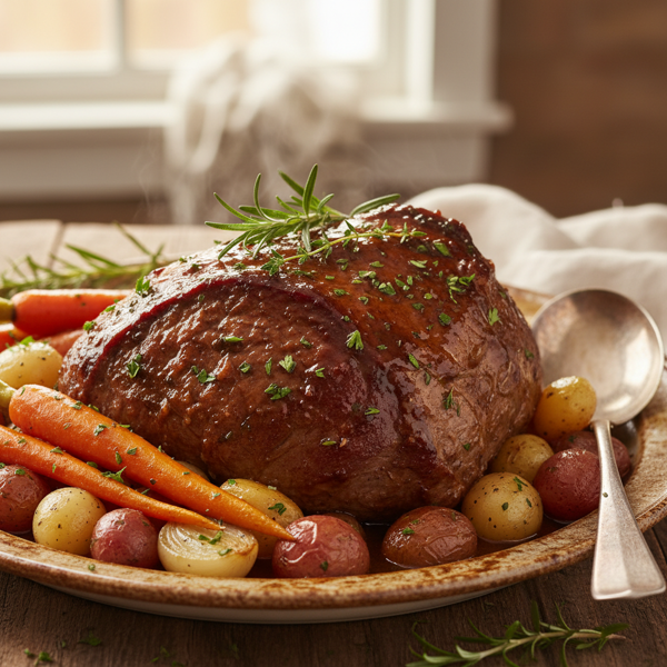 Nana's Heavenly Pressure Cooker Pot Roast recipe