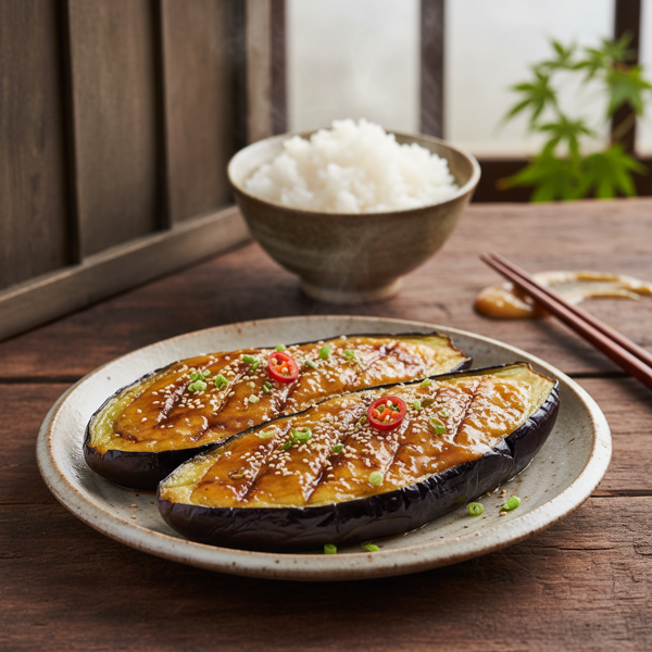 Nasu Dengaku: Sweet Miso Glazed Eggplant recipe