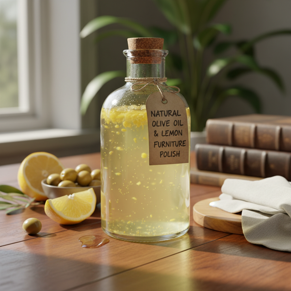 Natural Olive Oil and Lemon Furniture Polish recipe