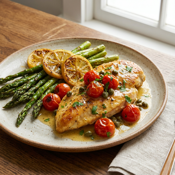 Neapolitan Lemon Butter Chicken recipe