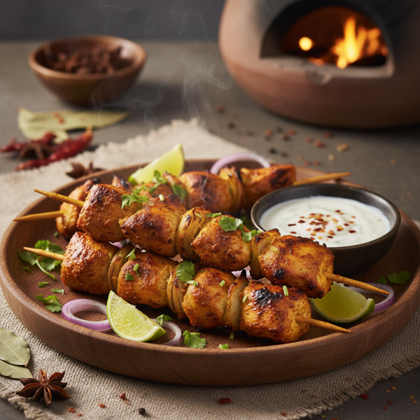 Nepalese Spiced Chicken Skewers recipe