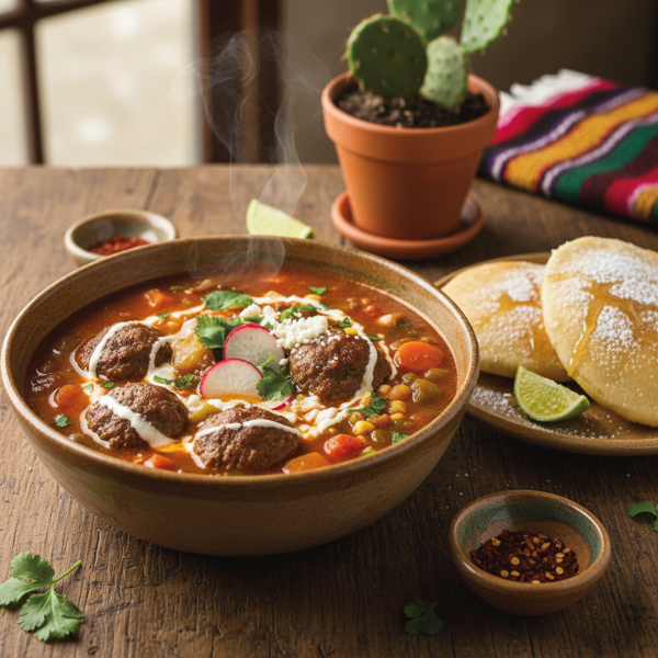 New Mexico Comfort Albondigas Soup recipe