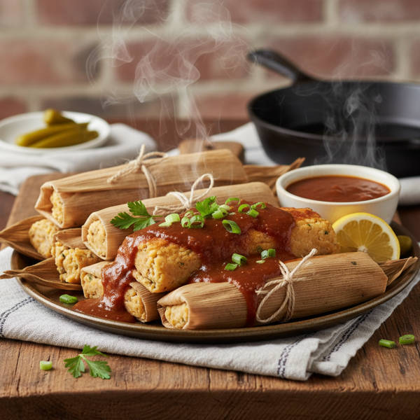 New Orleans-Style Homestyle Tamales recipe