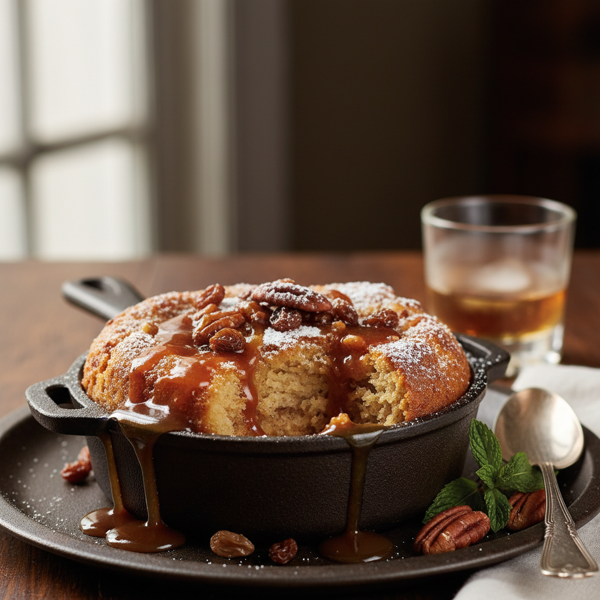 New Orleans Bourbon-Infused Bread Pudding recipe