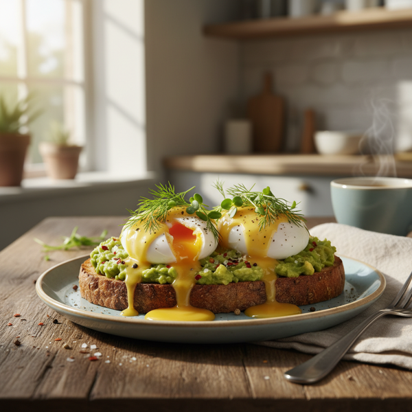 Nif's Classic Poached Eggs Delight recipe