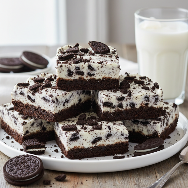No-Bake Cookies and Cream Delight Bars recipe