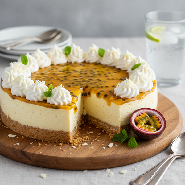 No-Bake Passionfruit Dream Cheesecake recipe