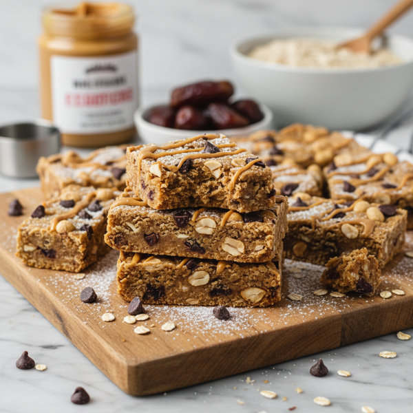 No-Bake Peanut Butter Energy Bars recipe