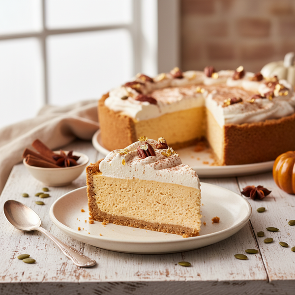 No-Bake Pumpkin Spice Chiffon Dream Pie recipe