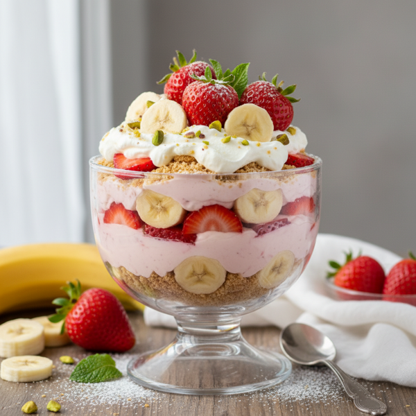No-Bake Strawberry Banana Bliss recipe