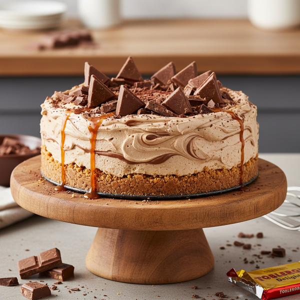No-Bake Toblerone Delight Cheesecake recipe