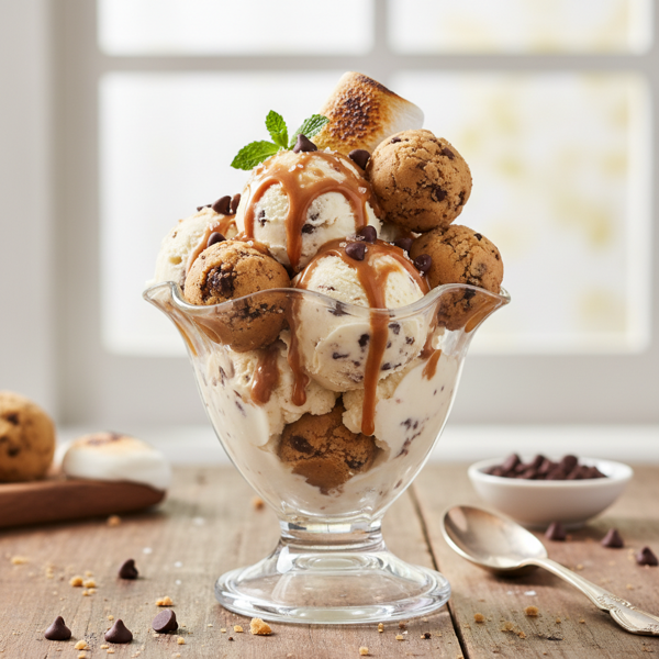 No-Eggs Cookie Dough Delight for Ice Cream recipe