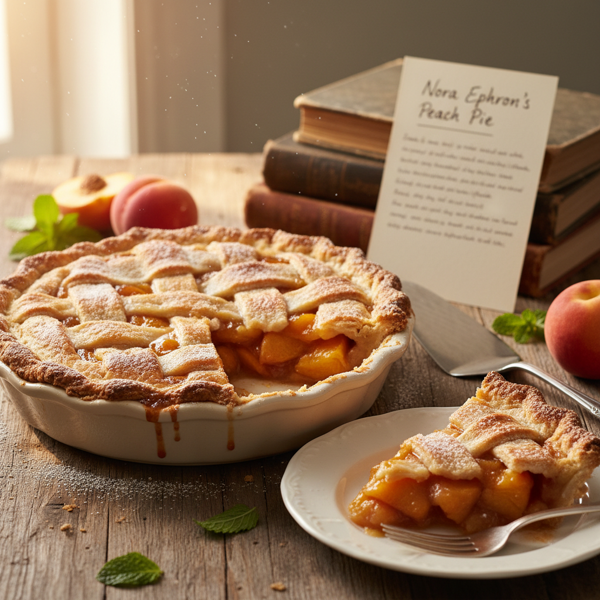 Nora Ephron's Heavenly Peach Pie recipe