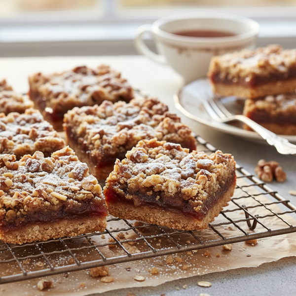Nostalgic Date Walnut Bars recipe