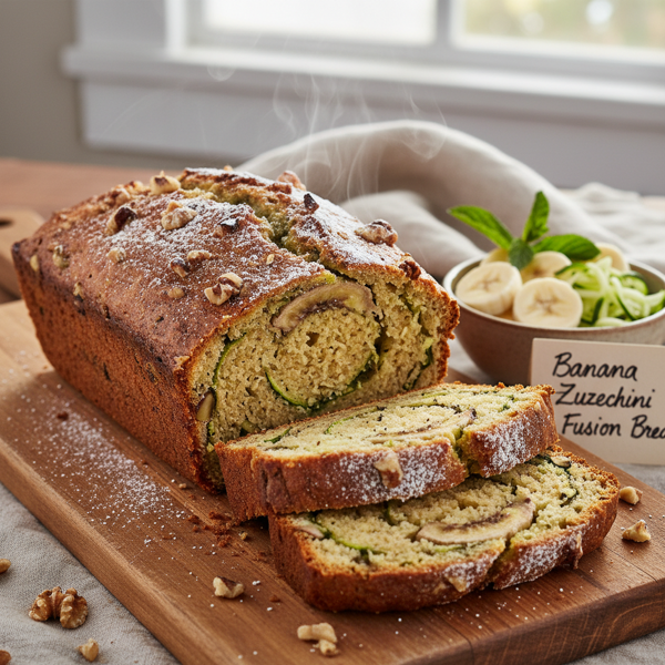 Nourishing Banana Zucchini Fusion Bread recipe