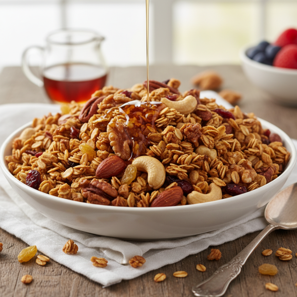 Nutrient-Rich Maple Nut Granola recipe