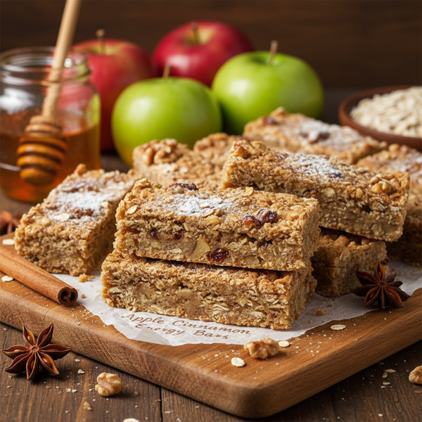 Nutritious Apple Cinnamon Energy Bars recipe