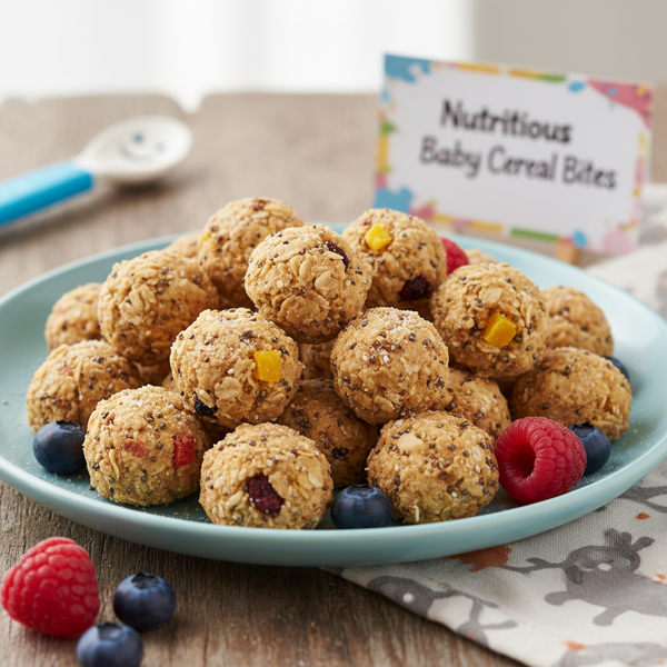 Nutritious Baby Cereal Bites recipe