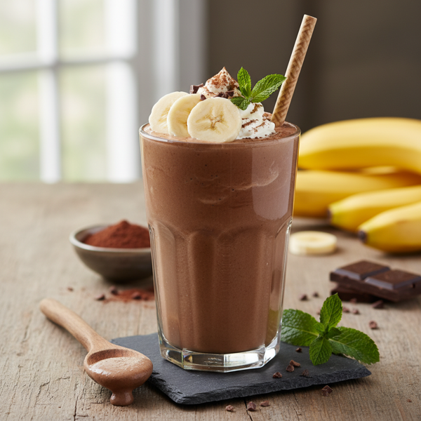 Nutritious Banana Cocoa Smoothie recipe